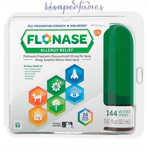 Flonase Allergy Relief Nasal Spray Non Drowsy 144 Metered Sprays NIB